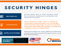 Security Heavy Duty Hinges